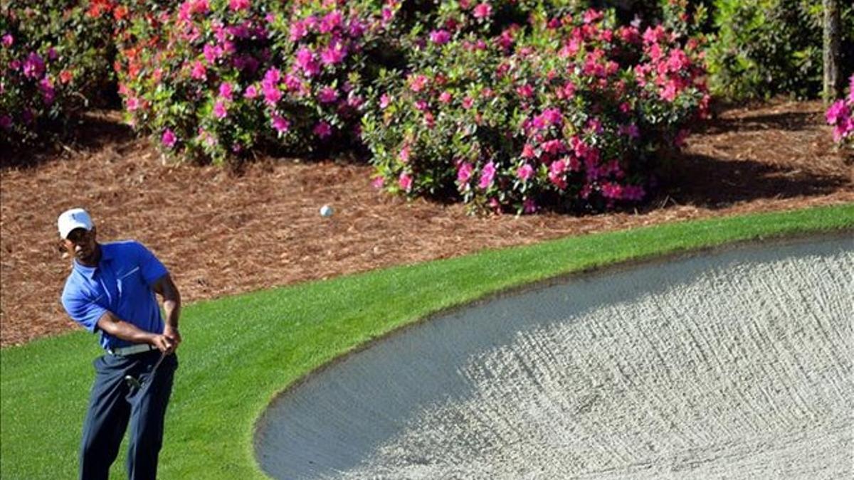 Woods podría estar entrenando en Augusta antes de anunciar su vuelta