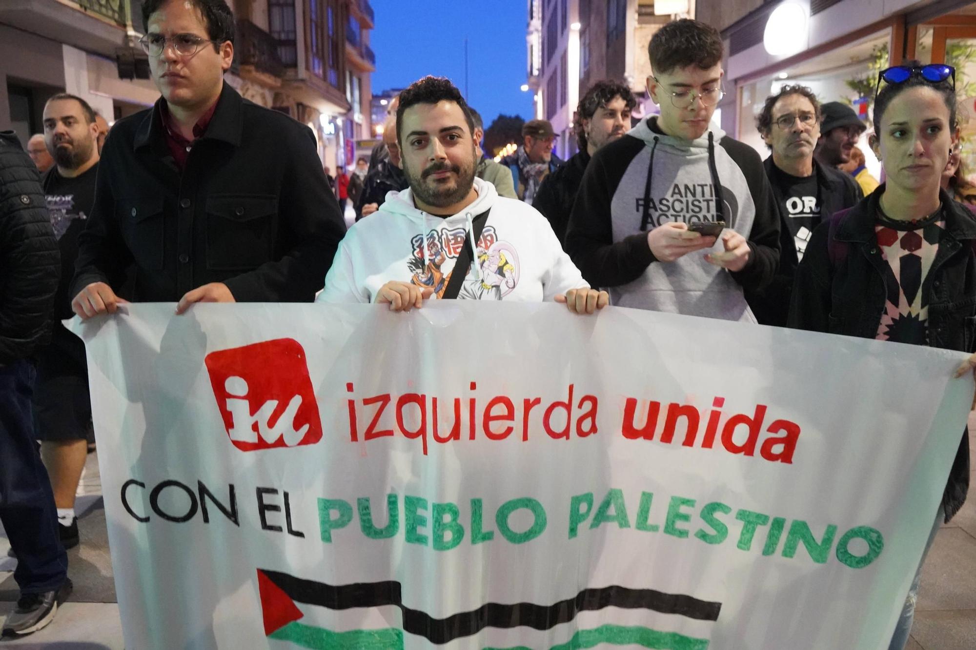 Manifestación contra la guerra en Palestina en Zamora