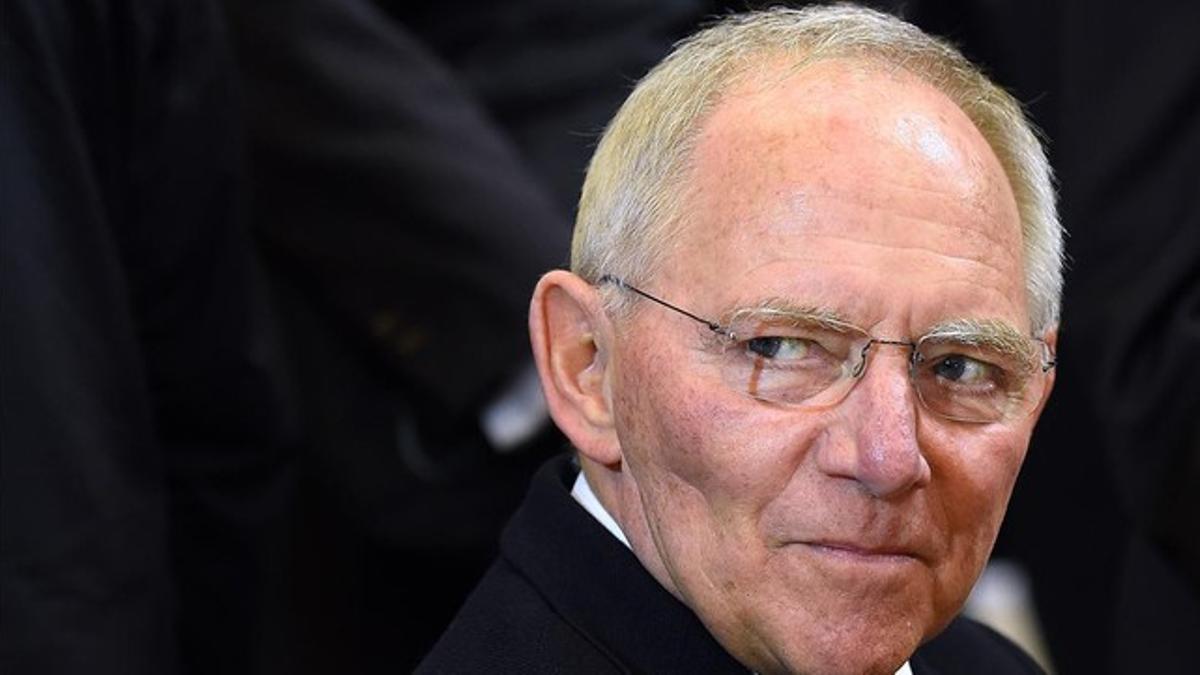 Wolfgang Schäuble, en la reunión del Eurogrupo del pasado día 20.