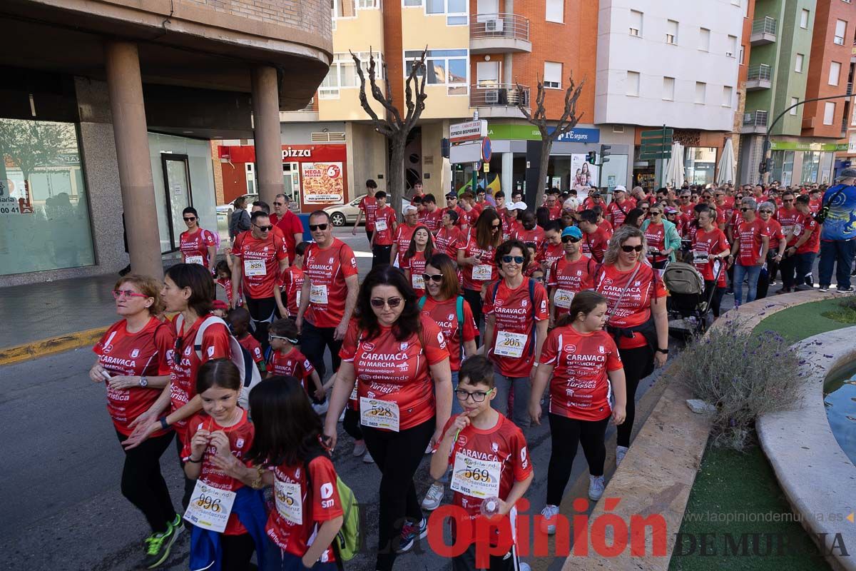 Marcha de la ONG Delwende en Caravaca