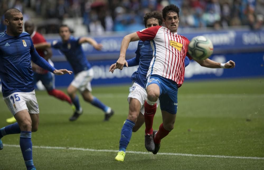 El derbi entre Oviedo y Sporting en imágenes