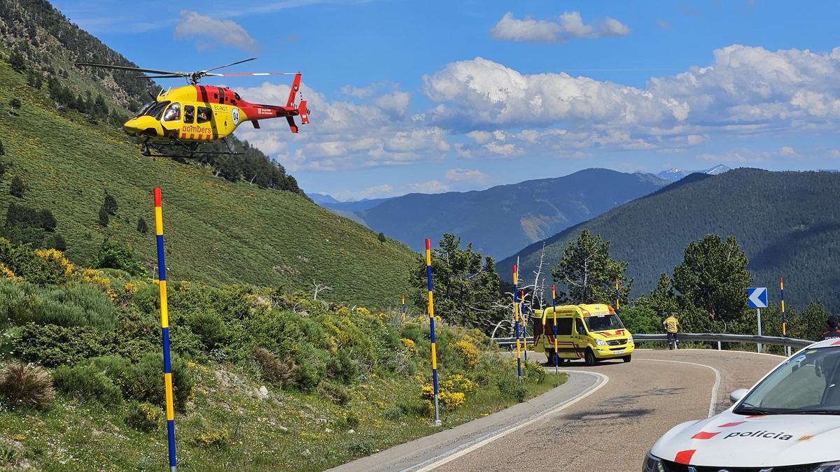 Accidente en la C-28