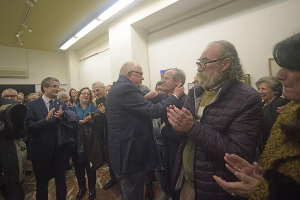 Homenaje a Manuel Fernández-Delgado en la galería Chys de Murcia