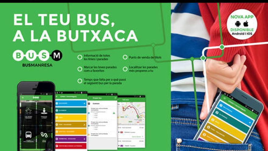 Entra en funcionament l&#039;aplicació mòbil del bus urbà de Manresa