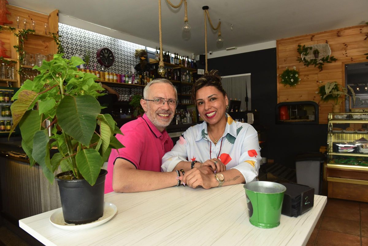 Miguel Muiños y Blanca Ortiz, en A Cruzeña