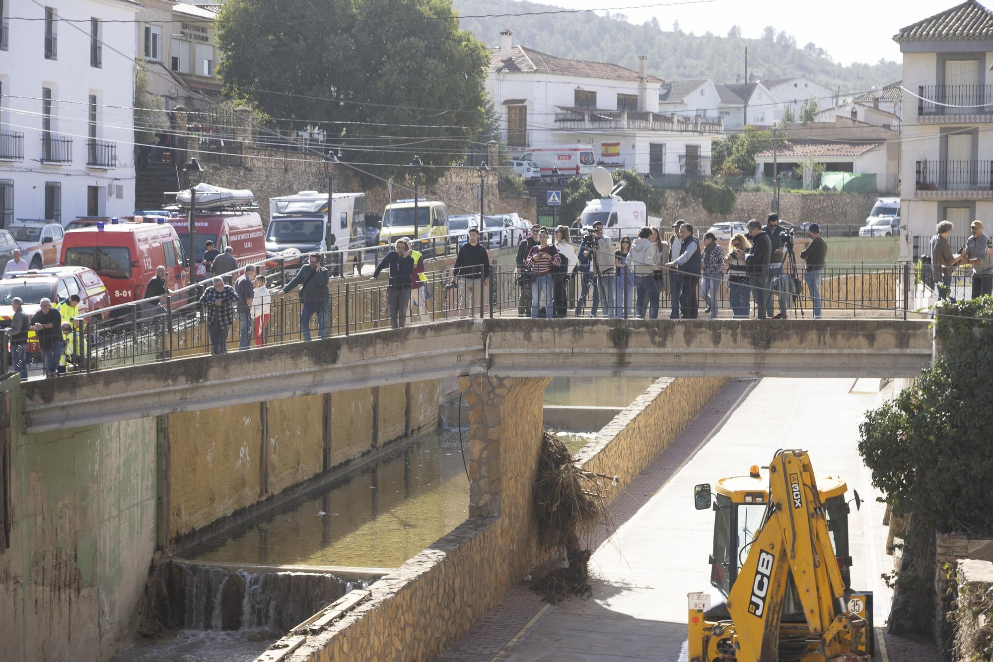 El pueblo de Letur sigue devastado este jueves  tras las fuertes inundaciones