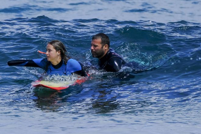 Sarah Almagro, campeona del mundo de parasurfing