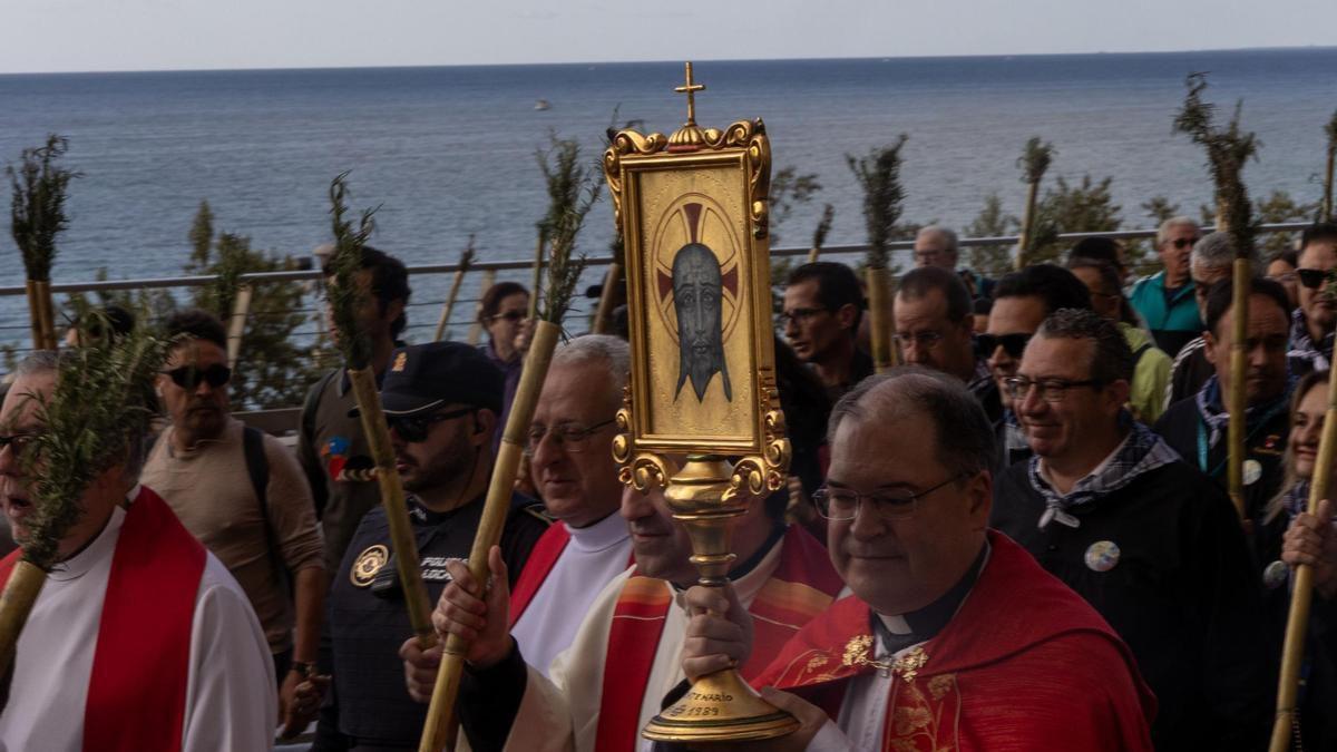 Imagen de la romería de la Santa Faz