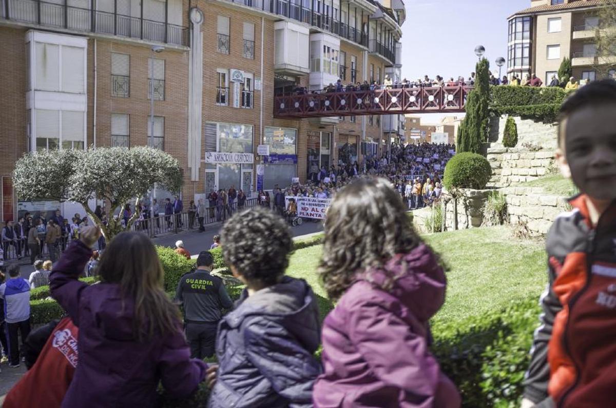 Manifestación sanitaria en Benavente
