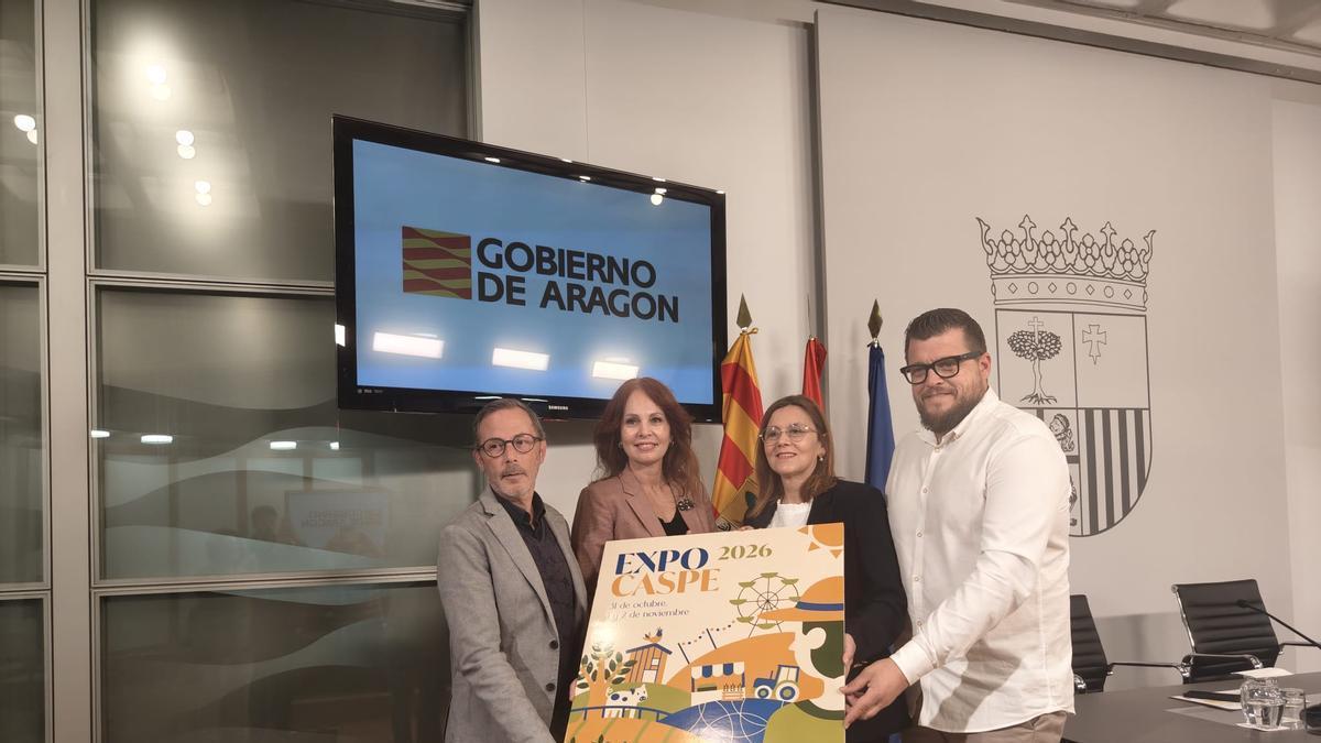 Presentación de la feria de ExpoCaspe 2026, este martes.