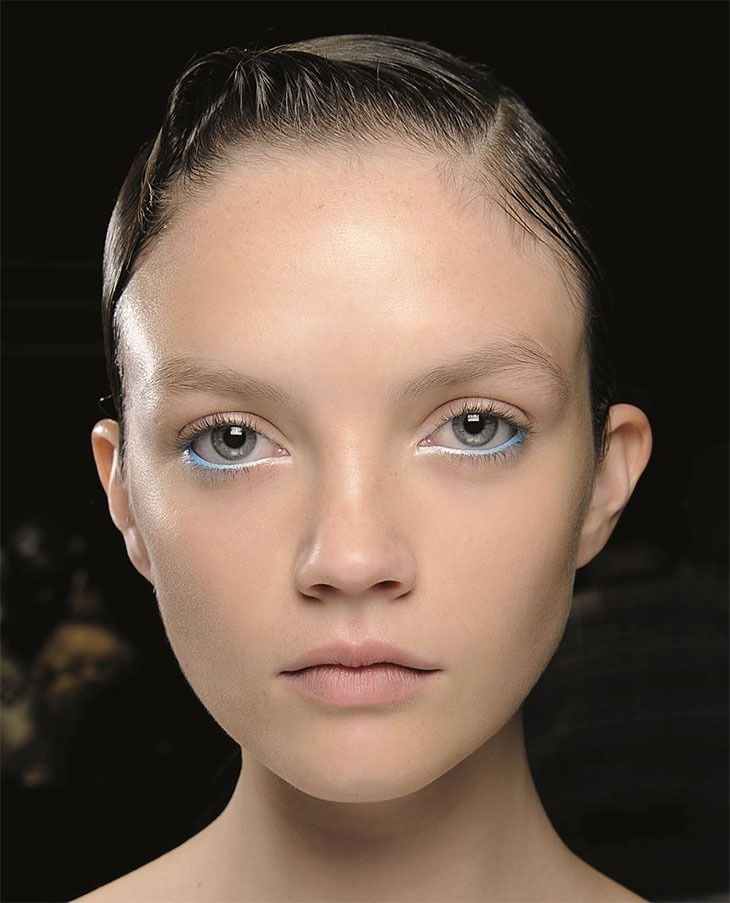 Eyeliner de color: tono cristalino