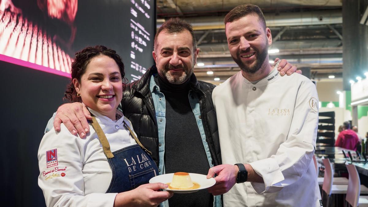 El flan de La Leña de Cobo, el mejor de esta edición de Madrid Fusión.