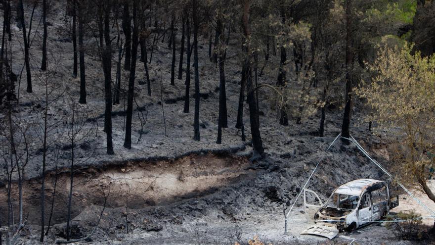 El juzgado procesa a tres responsables de la extinción del incendio de Torremanzanas