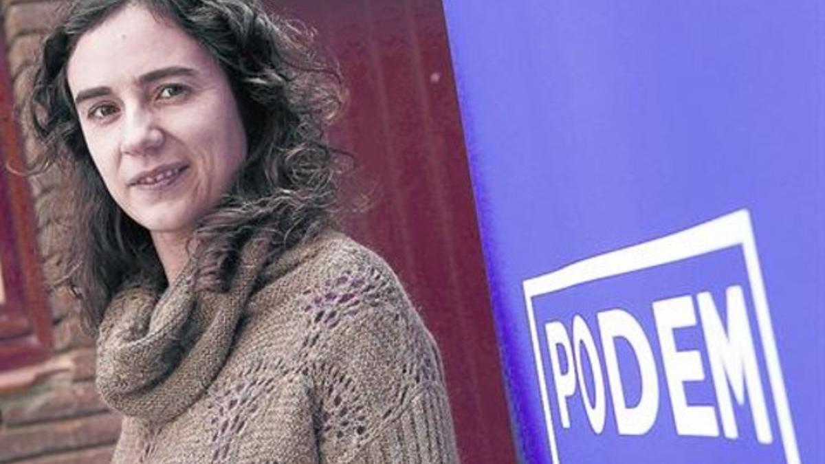 La líder de Podem Catalunya, Gemma Ubasart.