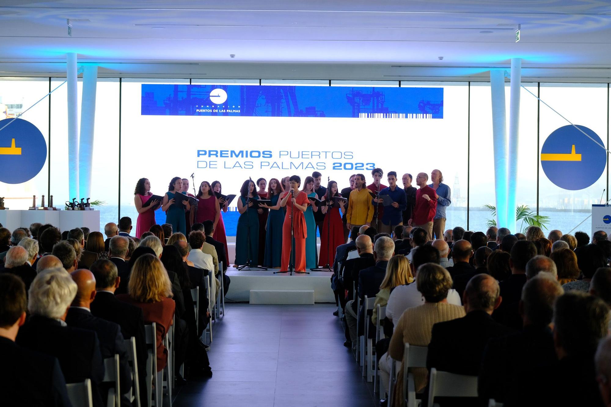 Acto de entrega de los premios Puertos