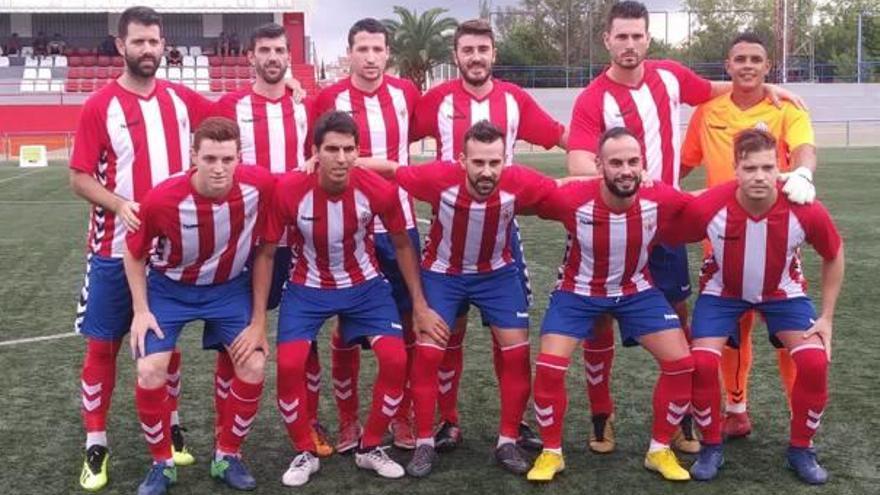 Uno de los onces titulares planteados por l&#039;Alcúdia en la presente temproada.