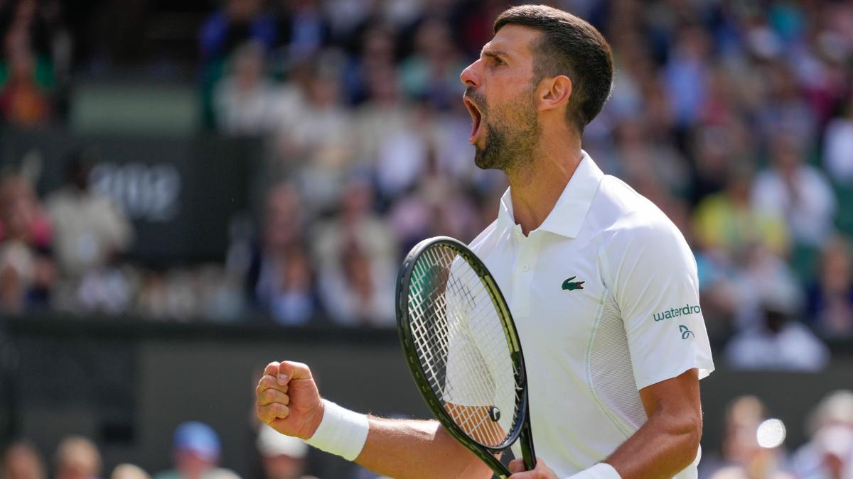 Novak Djokovic, durante su partido ante Jacob Fearnley