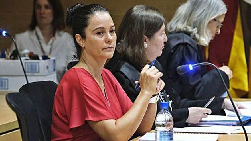 La sargento del Seprona durante el juicio en la Audiencia Provincial.