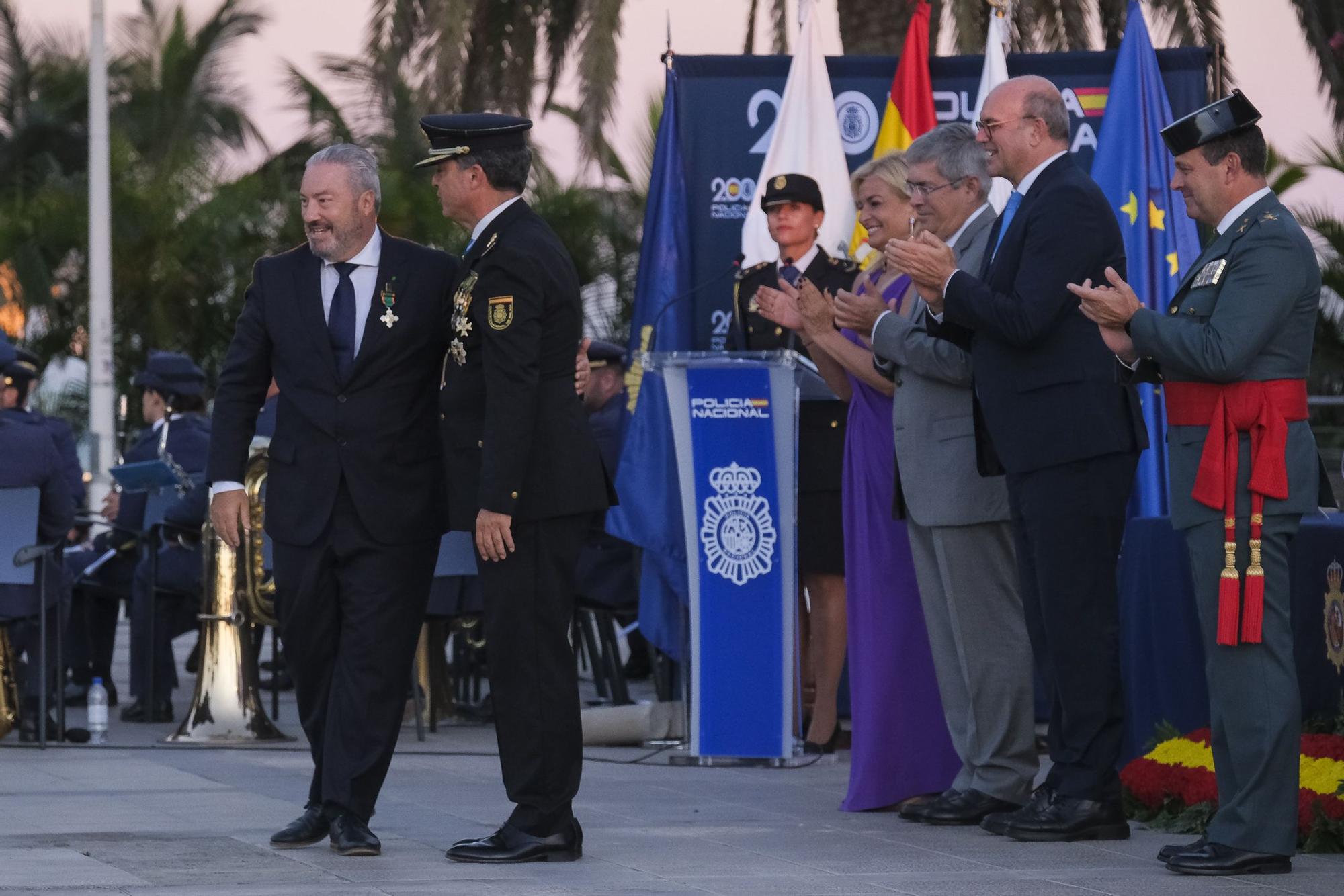 27-09-2024 SAN BARTOLOMÉ DE MASPALOMAS. Acto por el Día de la Policía Nacional, junto al Faro de Maspalomas  | 27/09/2024 | Fotógrafo: Andrés Cruz