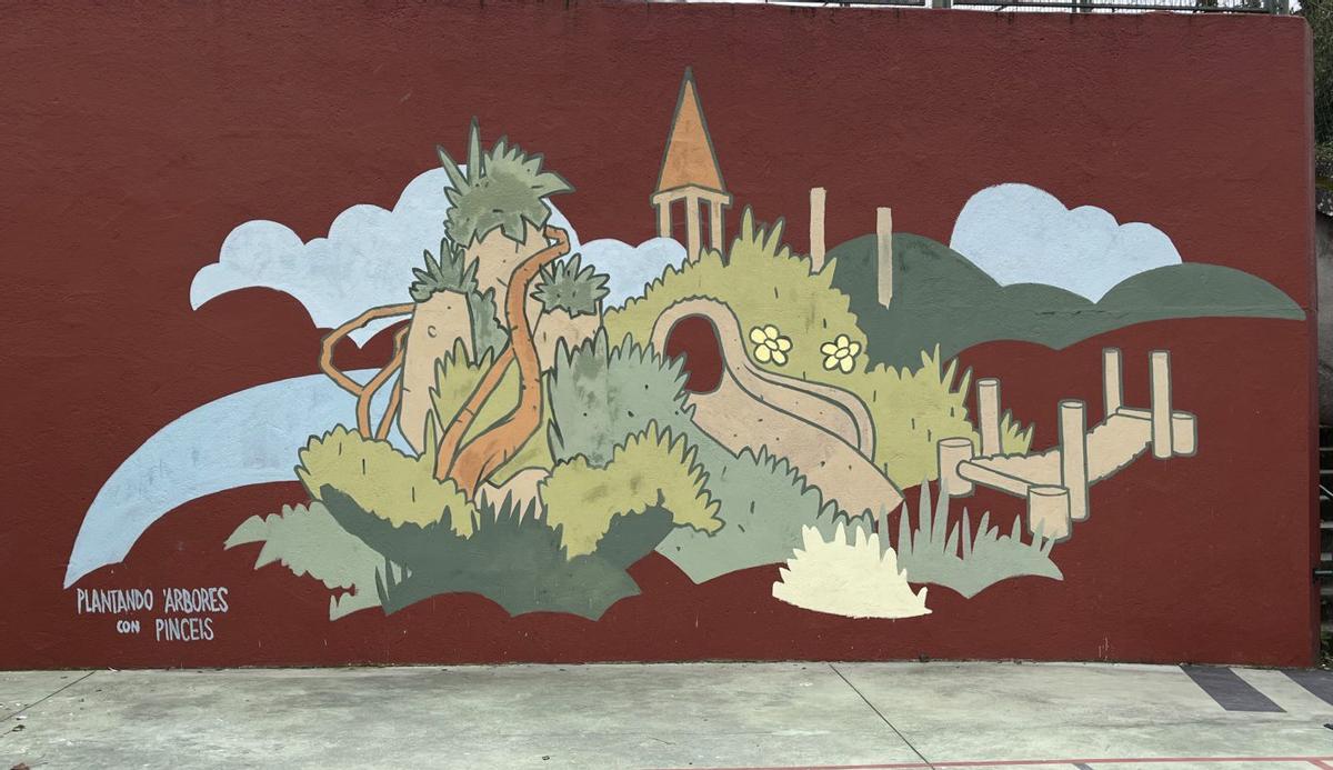 «Plantando árboles con pinceles» en Marín | FDV