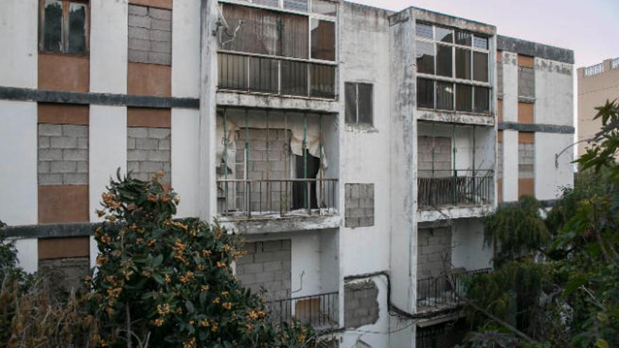 Un edificio de Las Chumberas.