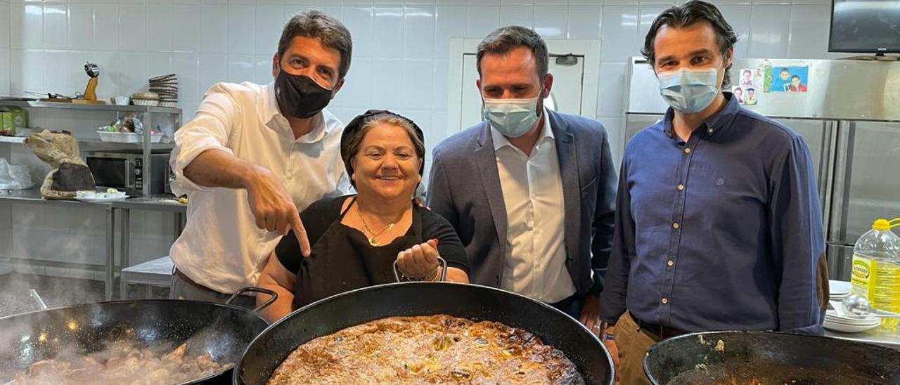 Mazón, hoy, en un acto en  Callosa de Segura