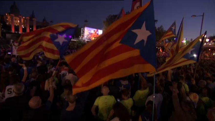 El independentismo catalán cierra su campaña del 1-O