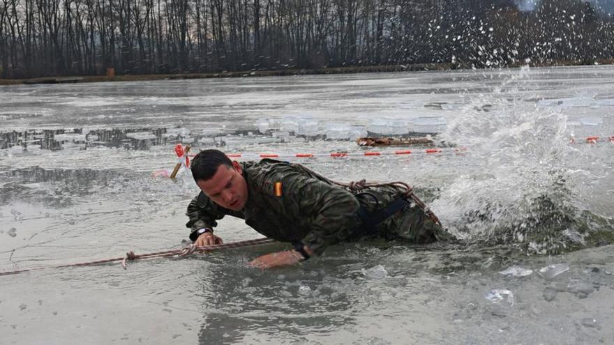 La Brilat se adiestra en el hielo de Eslovaquia