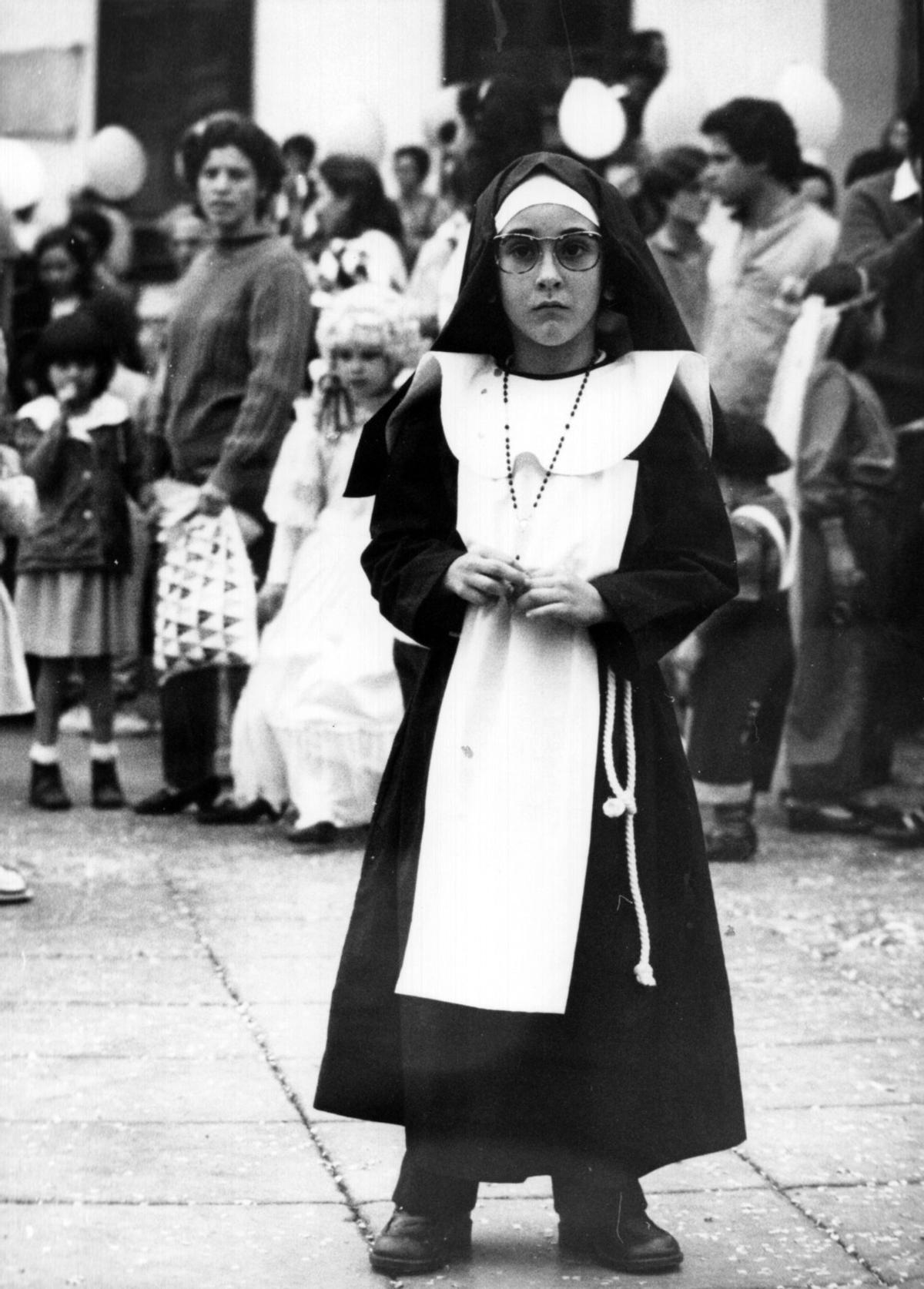Disfraces infantiles en el Carnaval de Las Palmas de Gran Canaria en 1985