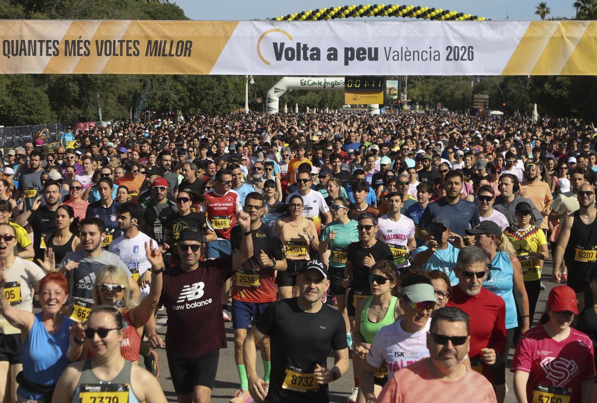 10000 corredores se dan cita en la Volta a Peu 2026 10000 corredores se dan cita en la Volta a Peu 2026