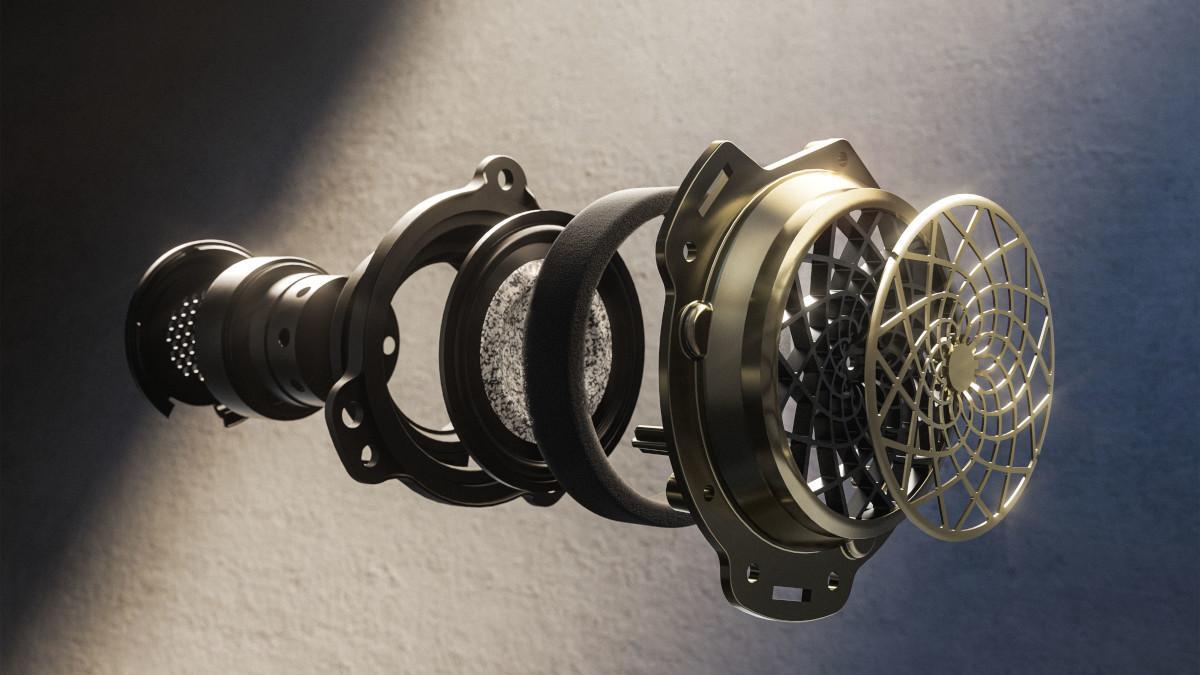 Altavoces del sistema Naim for Mulliner en los Bentley Virtuoso Collection