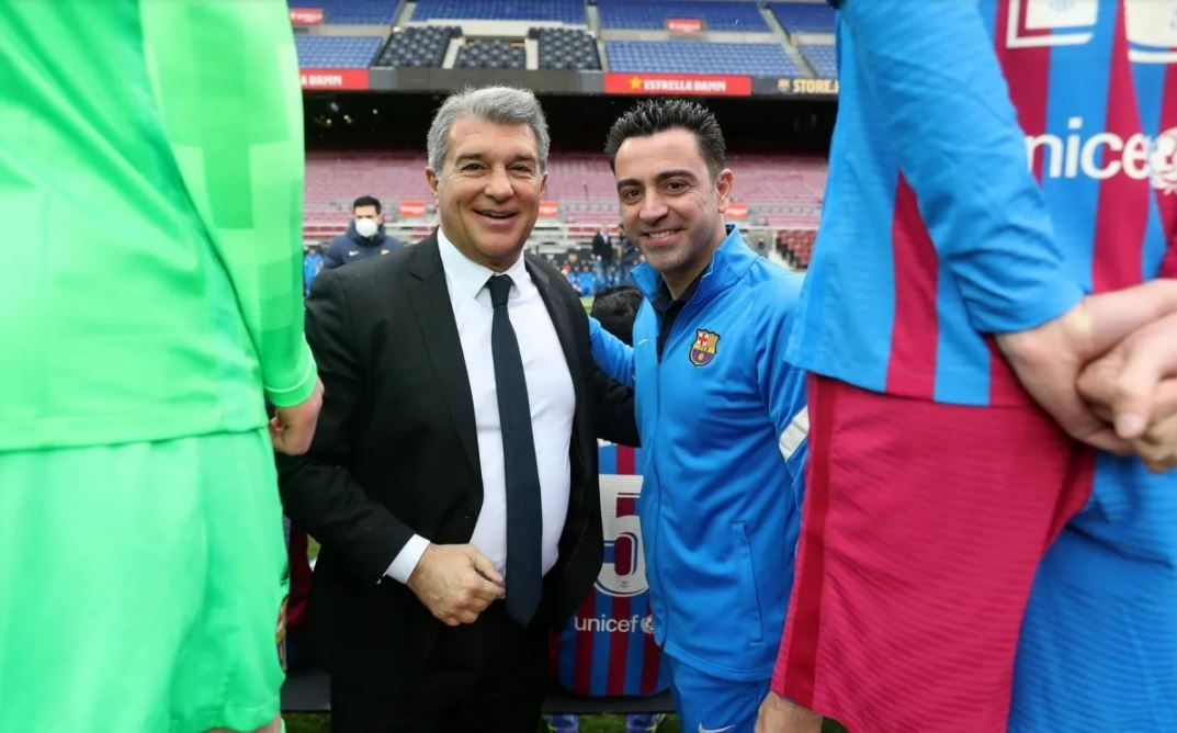 Laporta y Xavi, dos figuras clave