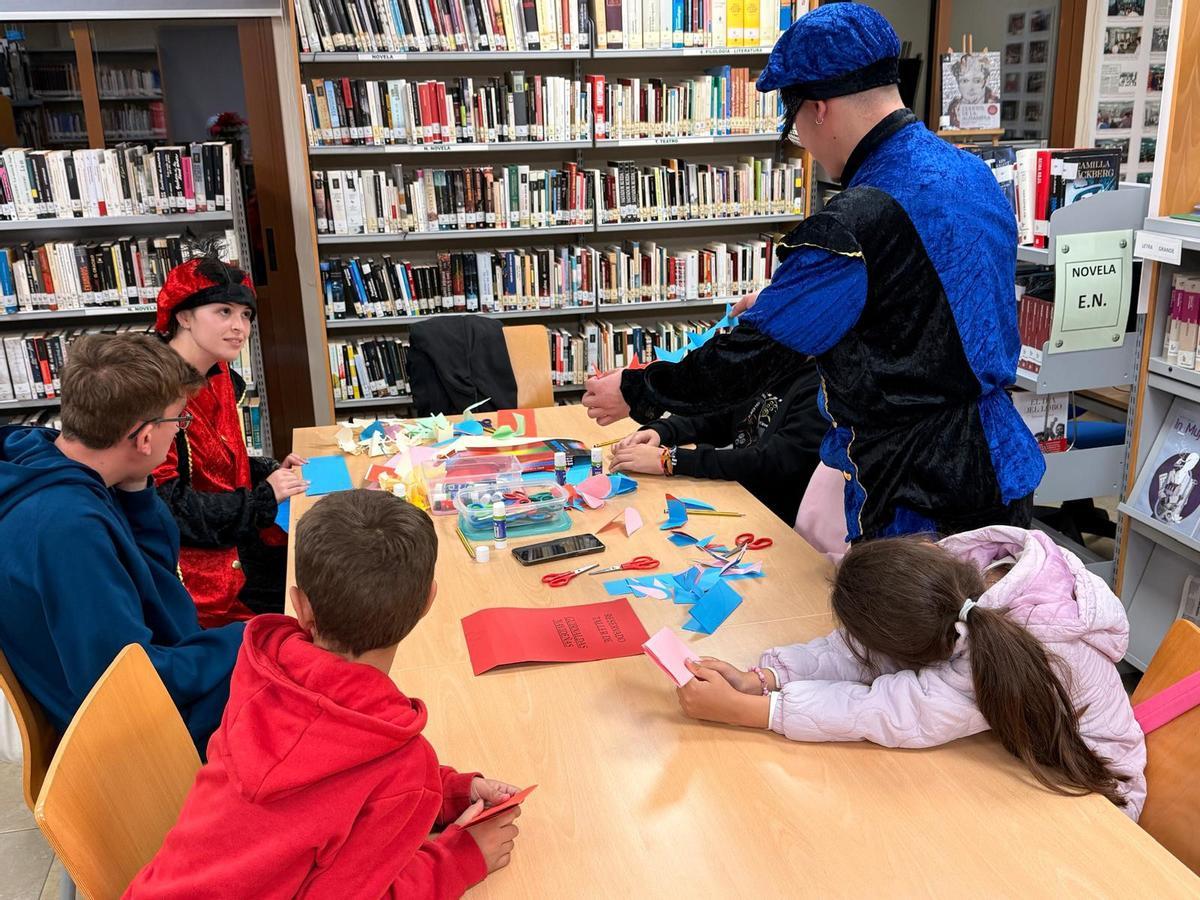 Talleres infantiles en las bibliotecas públicas.