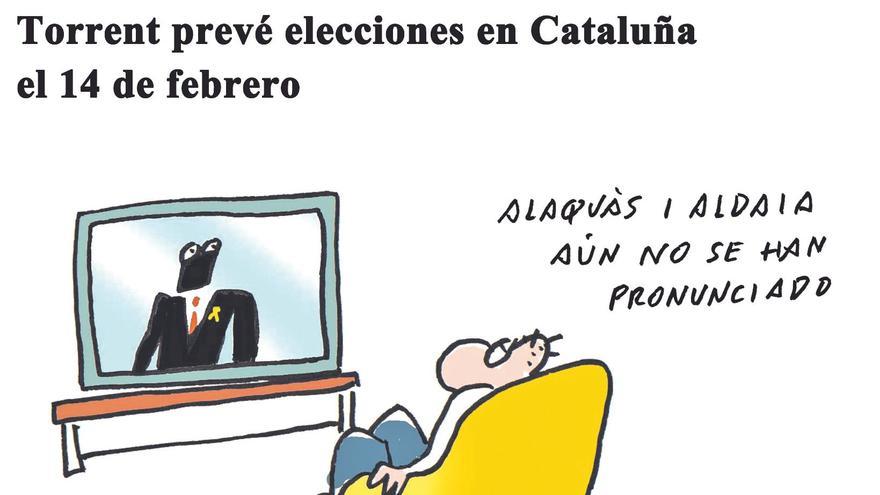 Torrent prevé elecciones en Cataluña el 14 de febrero