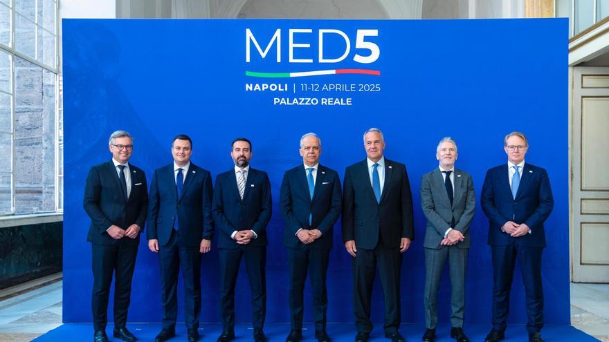 El MED5 pide "financiación inmediata" para afrontar la migración en "frontera sur" de UE