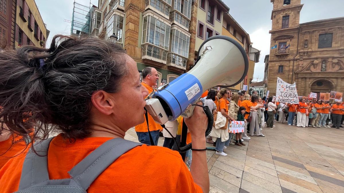 Protesta de la educación concertada en Oviedo
