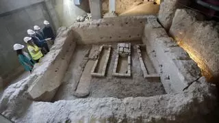 Las excavaciones de Santa Eulalia sacan a la luz la séptima puerta de la Muralla de Murcia