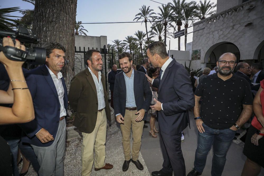 Pablo Casado acude a una celebración familar celebrada en el Huerto del Cura