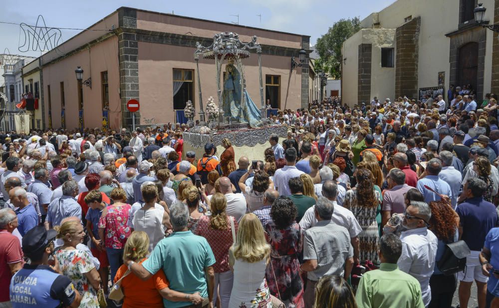 15/08/2018 STA. MARÍA DE GUÍA. Procesión de ...