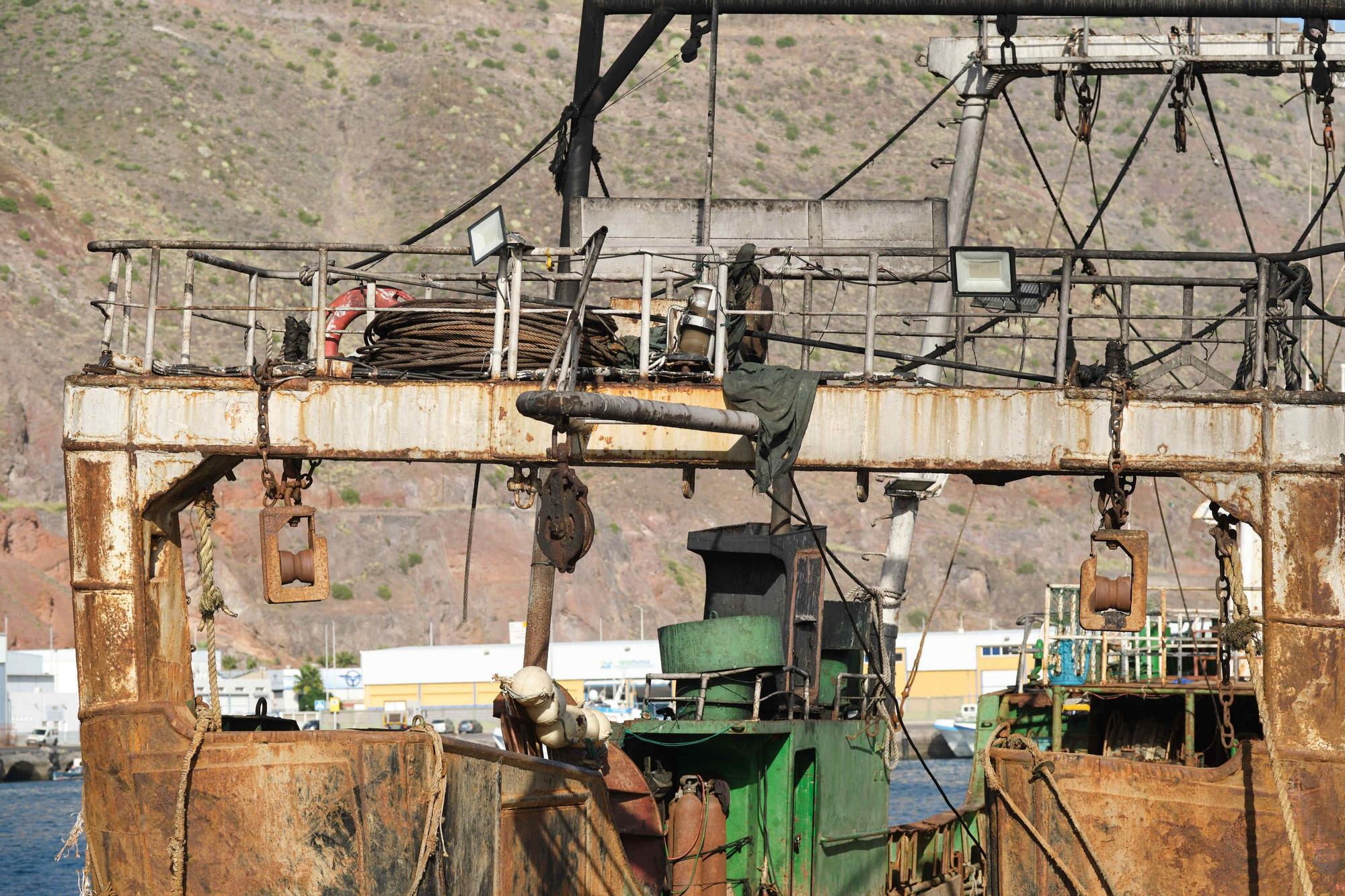 El barco 'Simione', capturado en aguas canarias con tres toneladas de cocaína