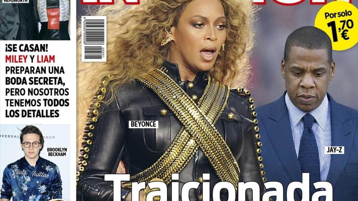 Portada de la revista 'In Touch' de esta semana, con Beyoncé y Jay-Z como protagonistas.