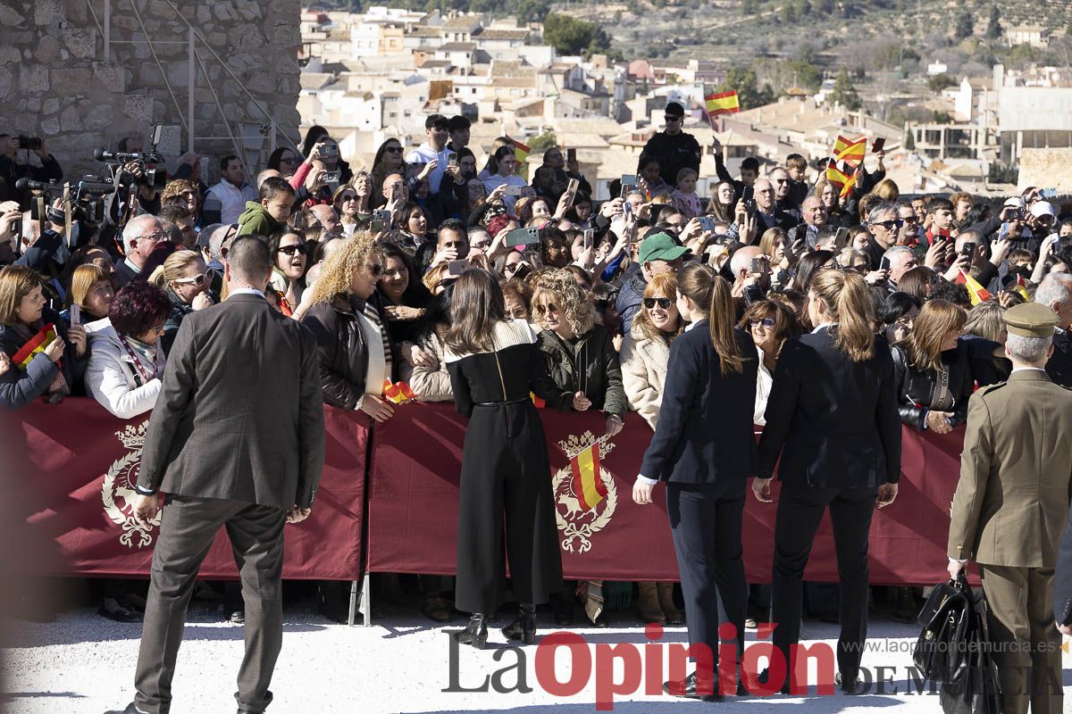 Visita de los reyes de España a Caravaca (explanada de la Basílica)