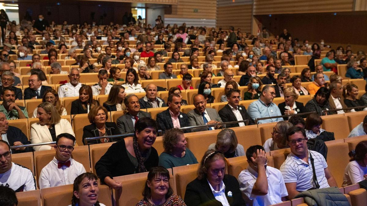 Acto conmemorativo por los 60 años de Asprosub, que tuvo lugar en el Teatro Ramos Carrión. | Emilio Fraile