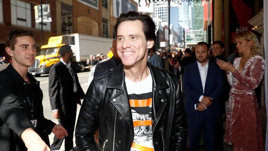 Jim Carrey en el festival de Toronto.