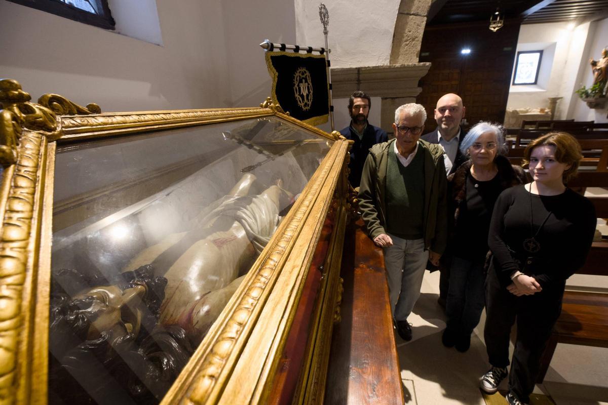 Por la izquierda, Gerardo Fernández, Francisco Sánchez, Nacho Cabal, Ángeles Sanchez y Olga Cueto