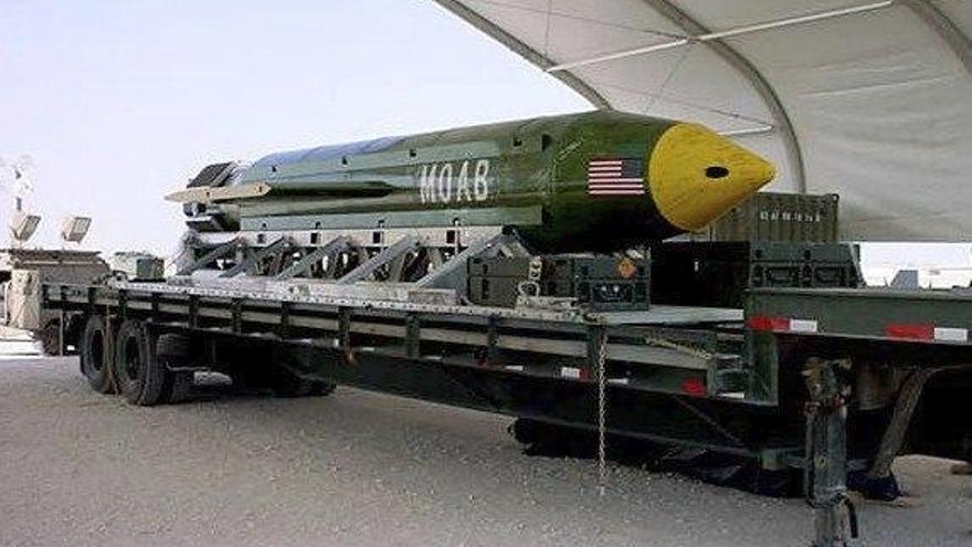 EEUU usa por primera vez la madre de todas las bombas en Afganistán