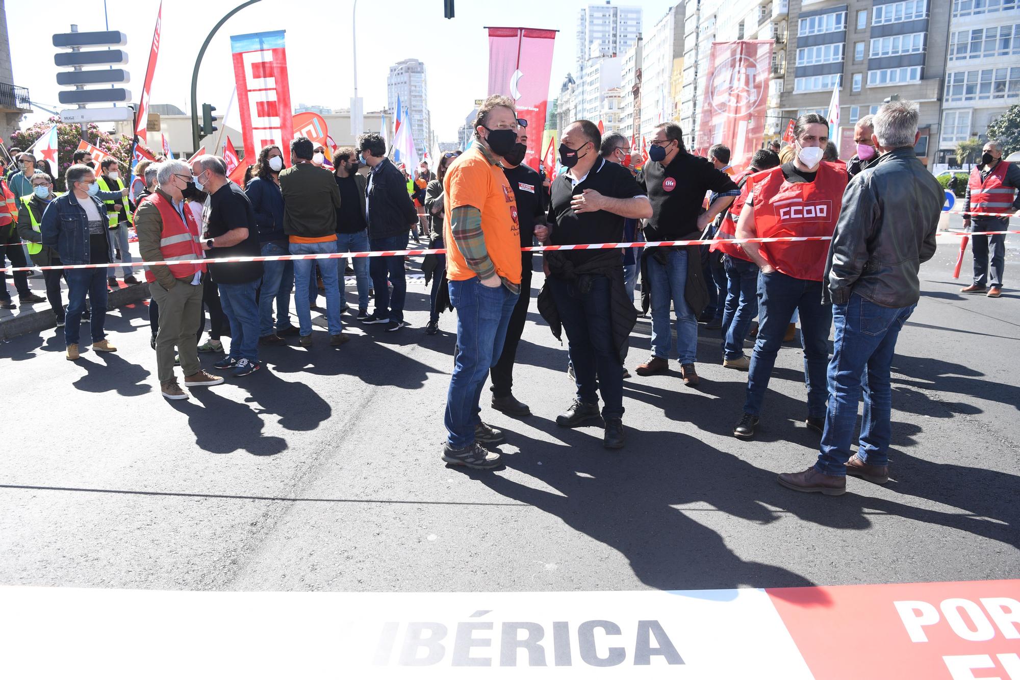 Marcha en A Coruña por Alu Ibérica