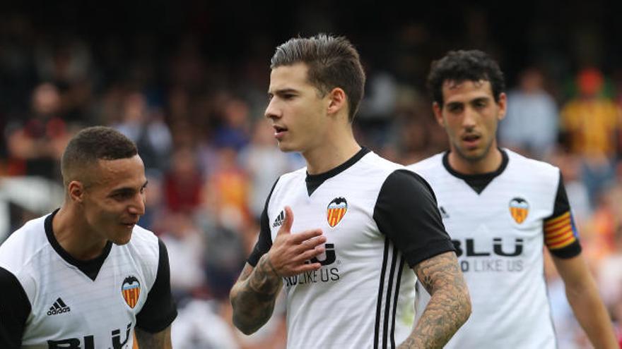 Santi Mina anotó su cuarto gol ante el Leganés.