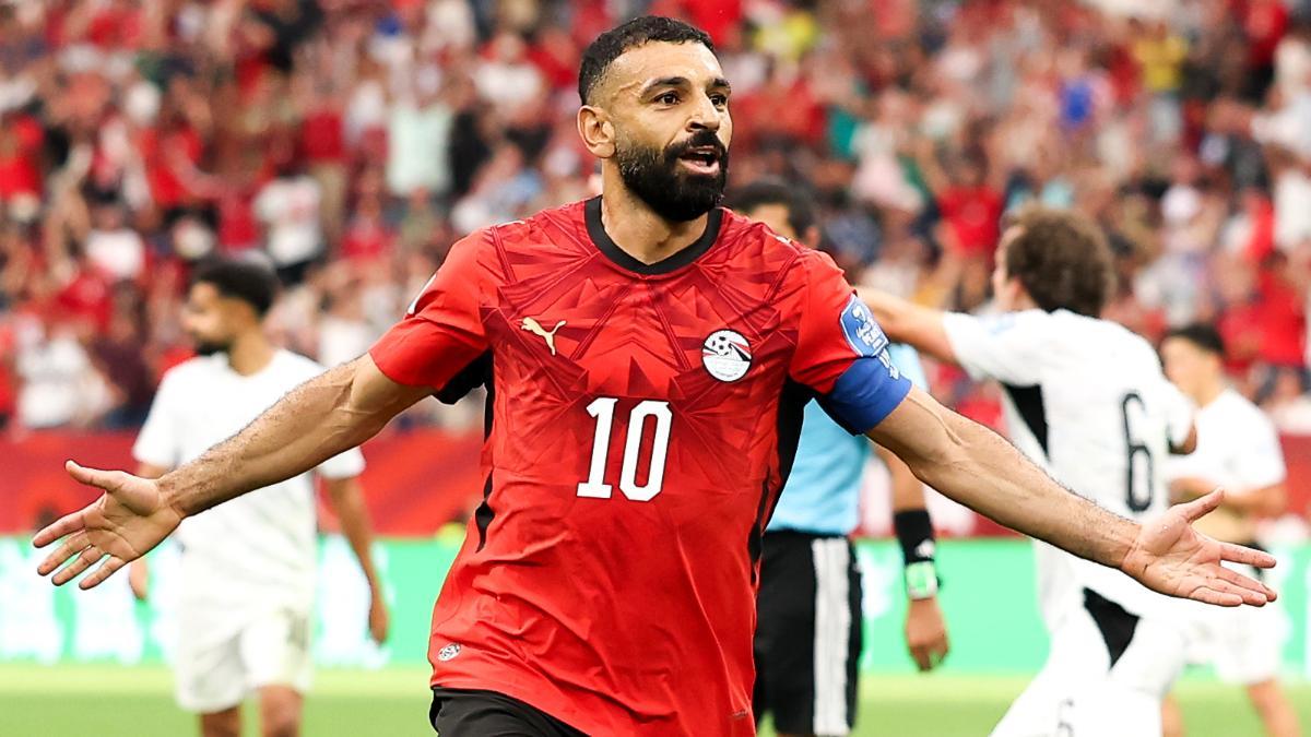 Salah completó la remontada de Egipto ante Nueva Zelanda