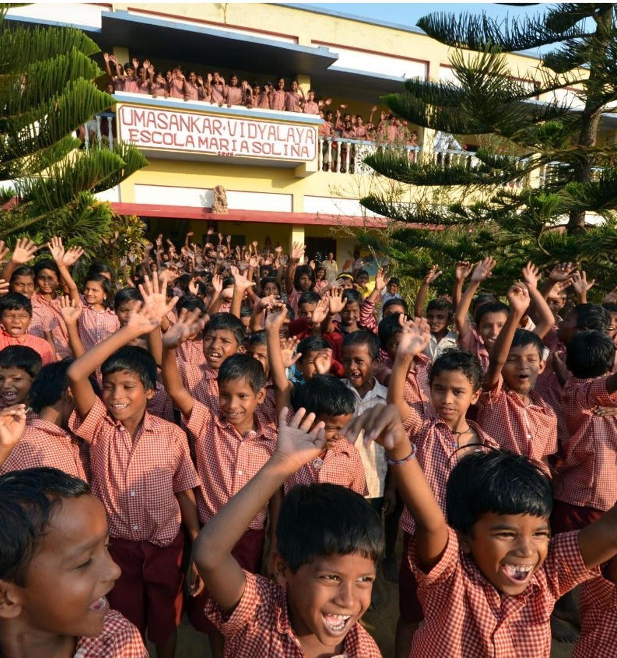 La Escuela maría Soliña, en la India.